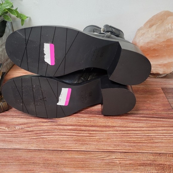 Aquatalia Billina Combo Moto Women's Black leather ankle boots - Picture 7 of 11